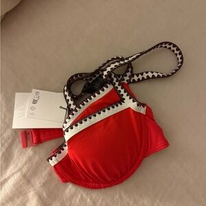 Zara Red and White Bikini